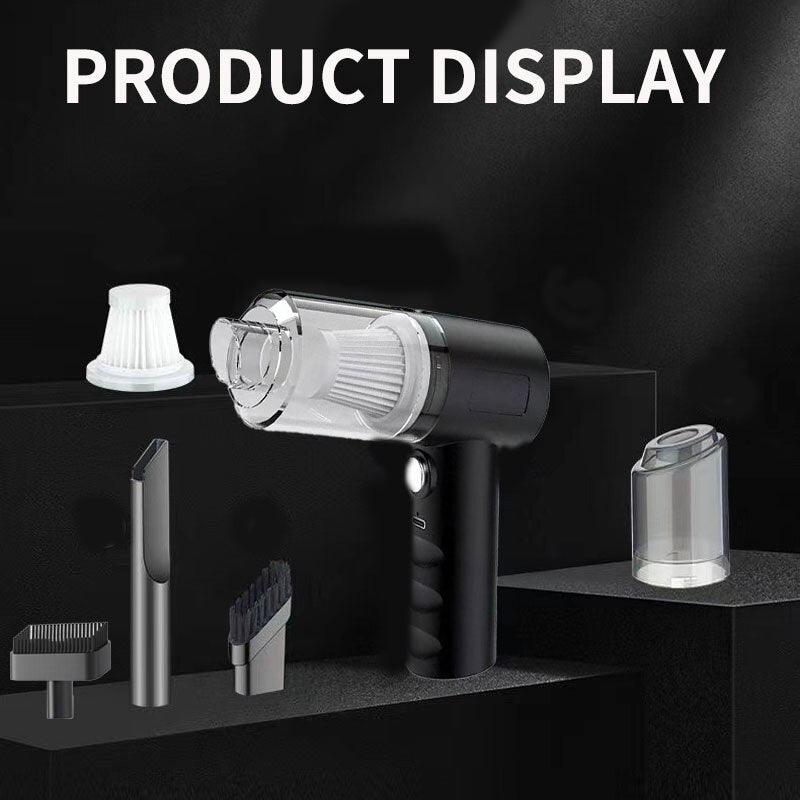 ASPIRADOR PORTÁTIL RECARREGÁVEL - PLUSTECH