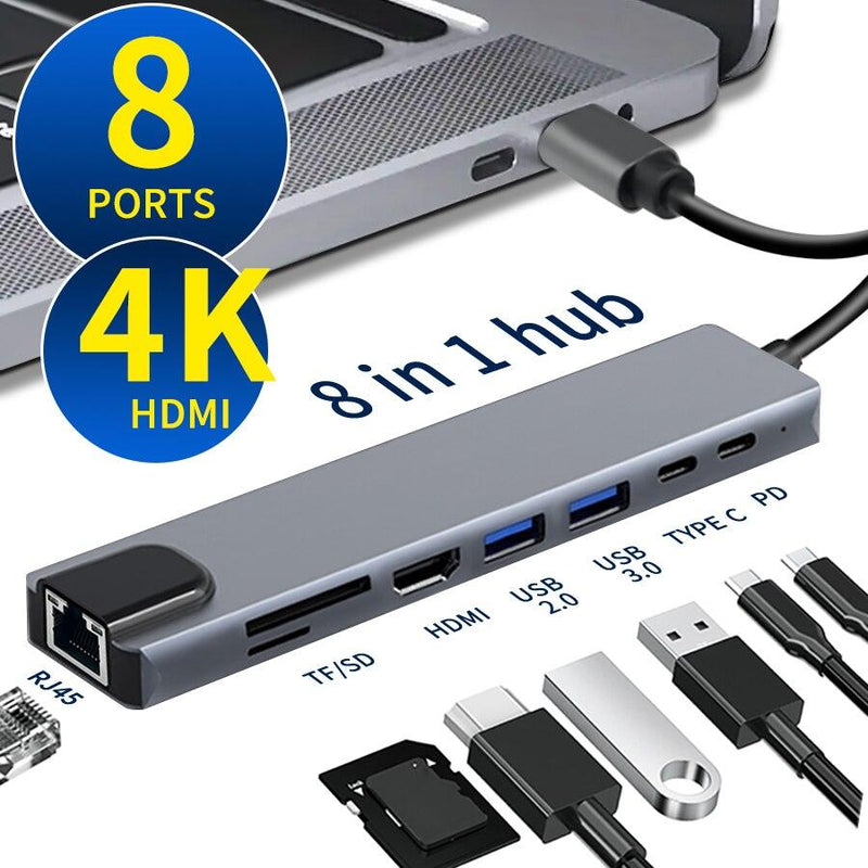 HUB - 8 EM 1 - PLUSTECH